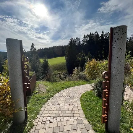 Annis Panoramablick Pool Sauna Tennis Apartmán Schonach im Schwarzwald